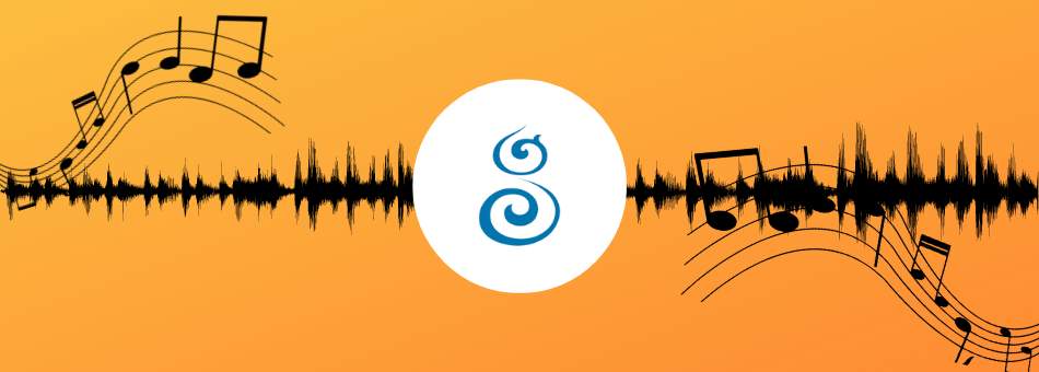 bilde av glogerfestspillene logoen med musikknoter rundt